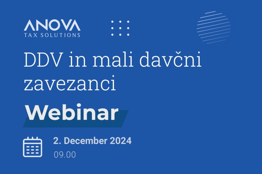 DDV in mali davčni  zavezanci